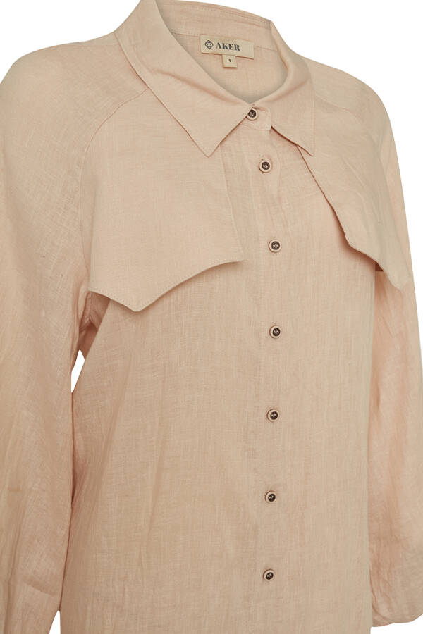 Pudra Rüzgarlık Detaylı Tunik - 2