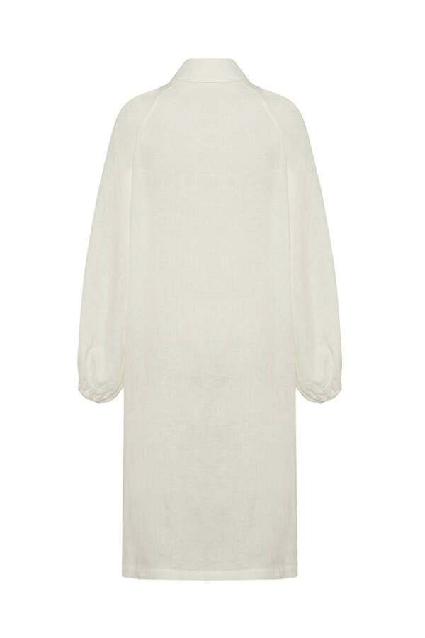 Ekru Rüzgarlık Detaylı Tunik - 3