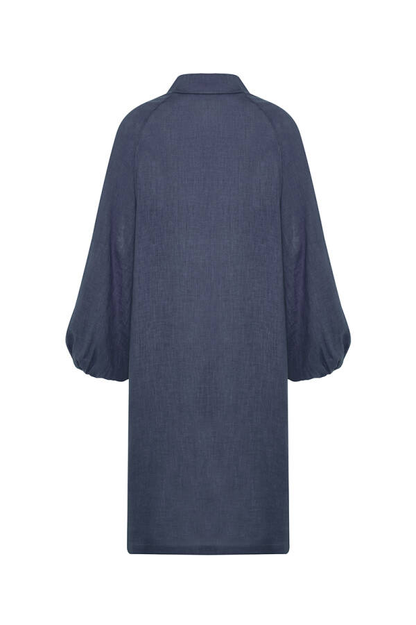 Lacivert Rüzgarlık Detaylı Tunik - 3