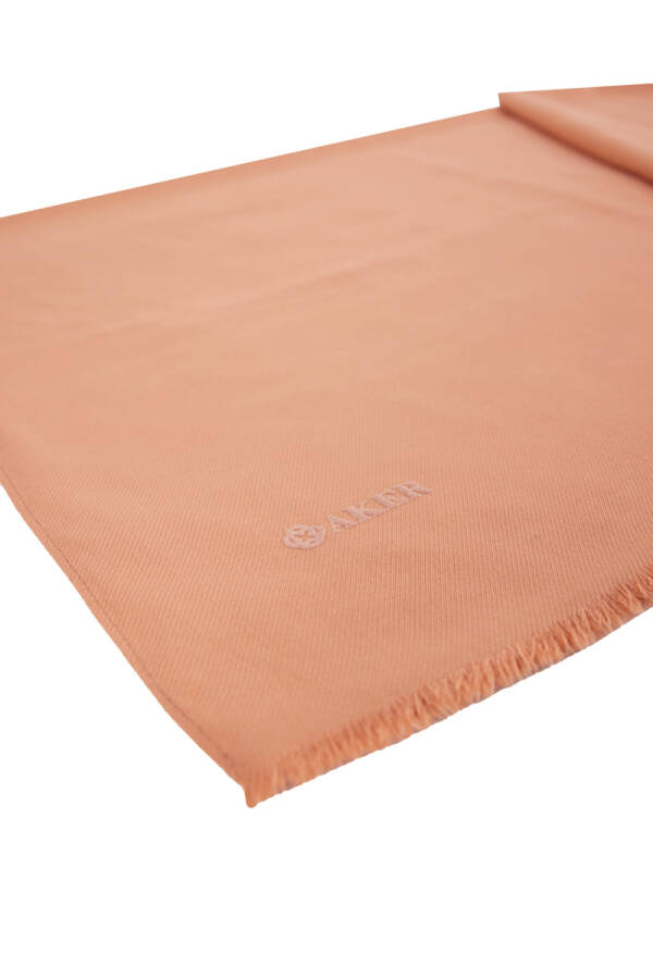 Camel 72X190 CM Püsküllü Viskon Şal - 2