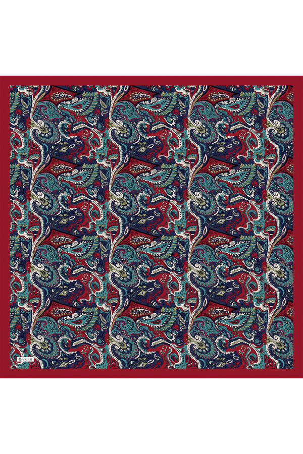 Etnik Desenli Soft Touch Eşarp - Aker