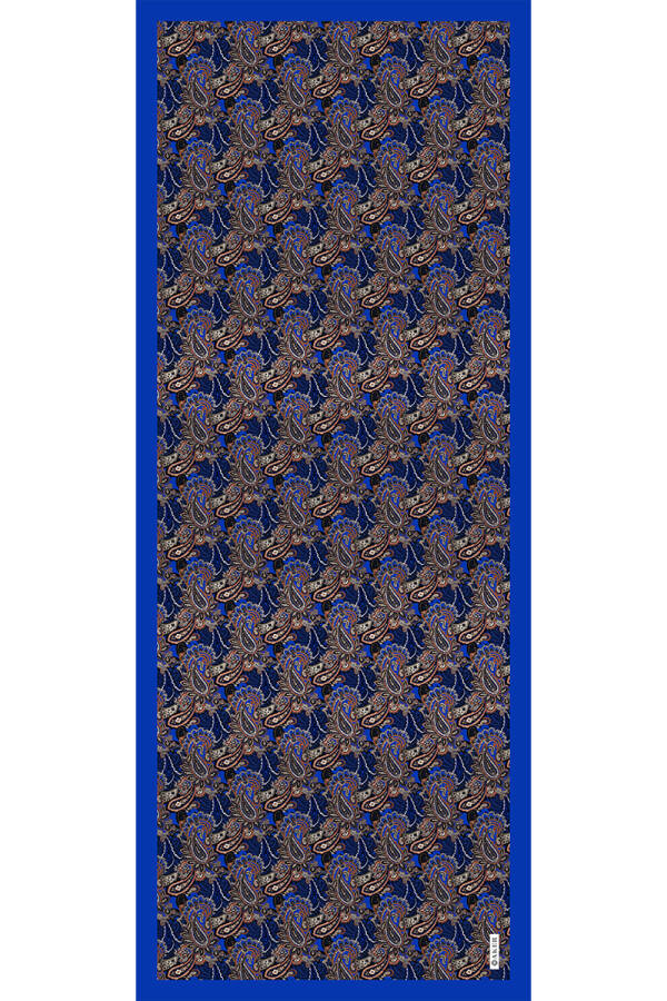 Lacivert Soft Touch Şal - 1