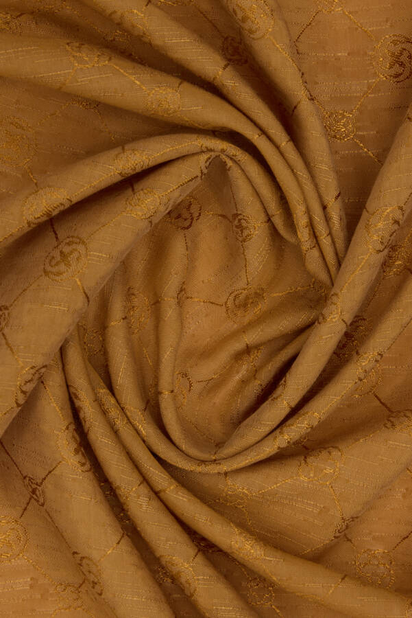 Sarı 70X190 CM Koza Şal - Aker (1)