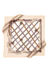 Sarı 90X90 İpek Krep Saten Eşarp 