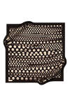 Sarı 90X90 İpek Krep Saten Eşarp 