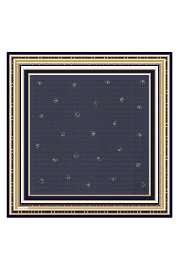 Sarı 90X90 İpek Twill Eşarp - 1