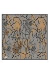 Sarı 90X90 İpek Twill Eşarp 