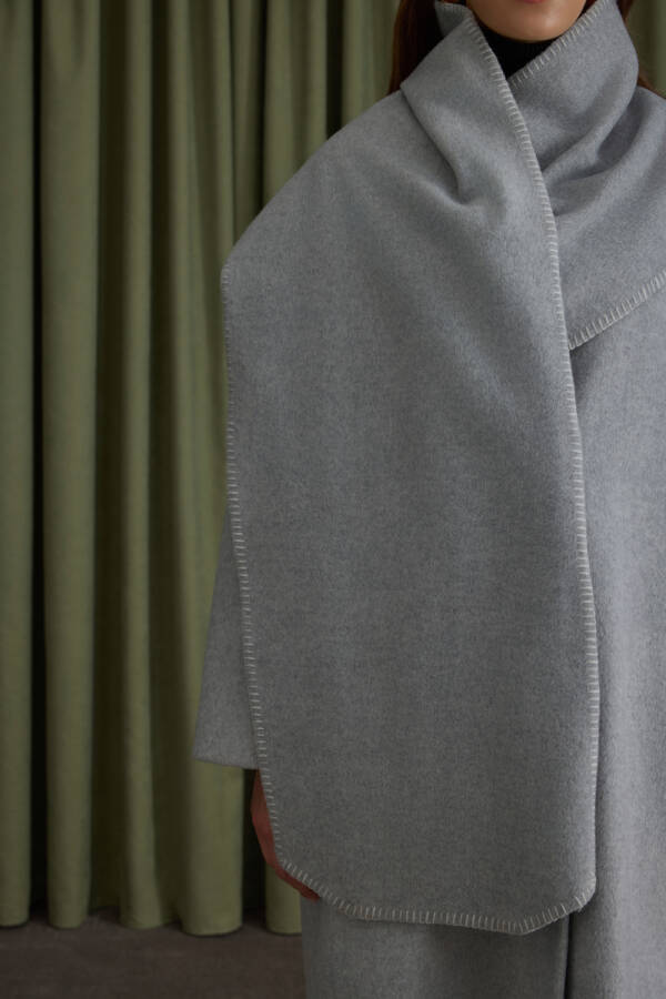 Seyyar Şal Detaylı Kaban - 4