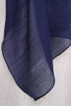 Lacivert 70X180 Simli Tül Şal - 5
