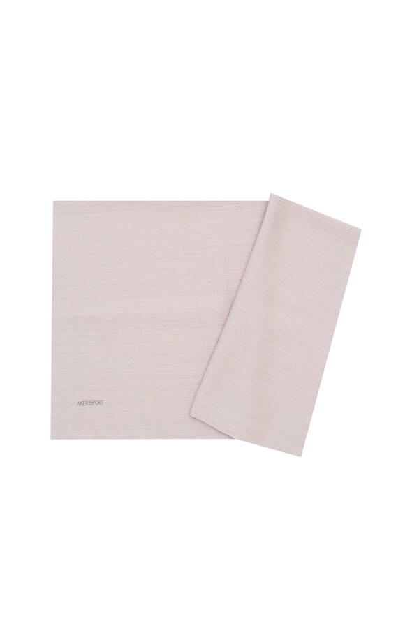 Gri 70X180 Simli Tül Şal - 1