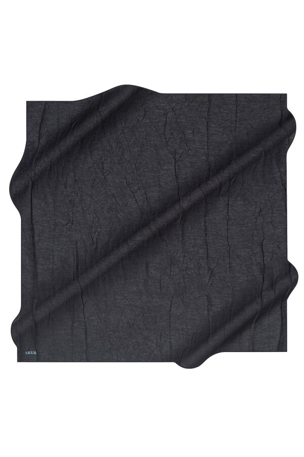 Siyah 100X100 Kraş Eşarp - Aker