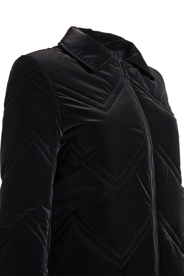 Siyah 10578111 Gömlek Yaka Mont - Aker (1)