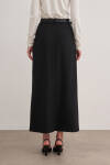 Siyah Kemerli Flonel Etek - 6
