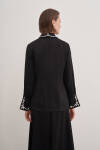 Siyah Gömlek Yaka Tunik - 3