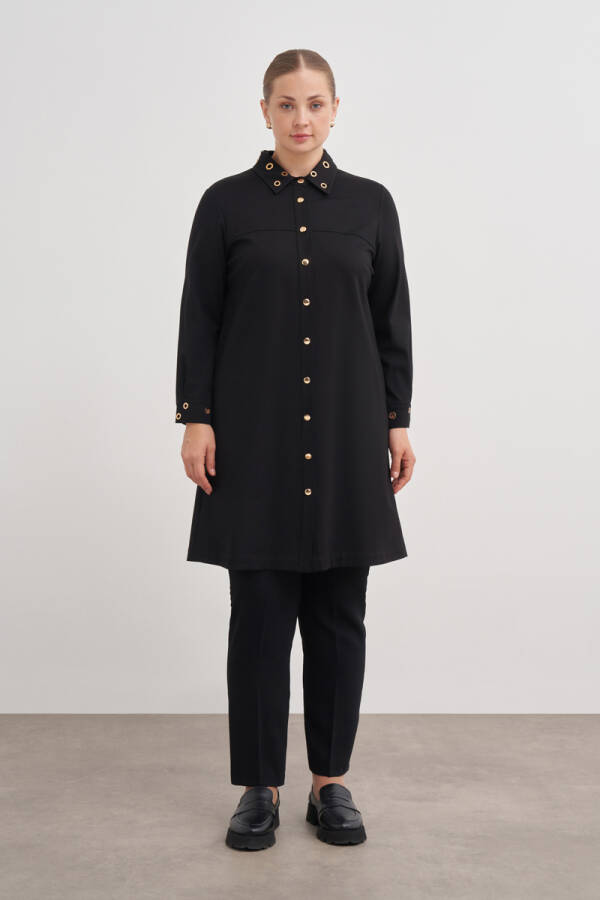 Siyah Kuşgözü Detaylı Kap - 5