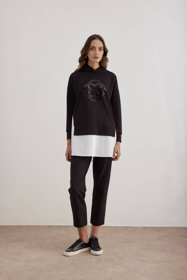 Siyah 2681111 Baskılı Bluz - Aker (1)