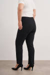 Siyah Arka Bel Lastikli Pantolon - 5