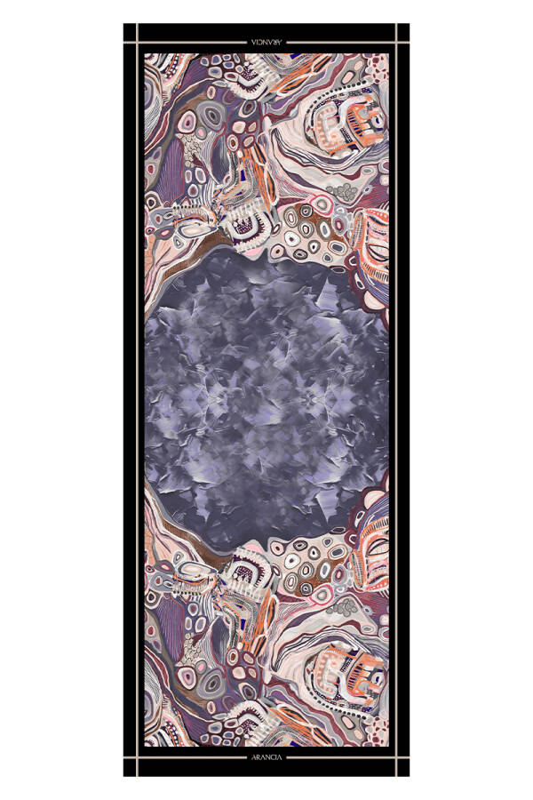 Siyah 70X200 Modal Şal - 1