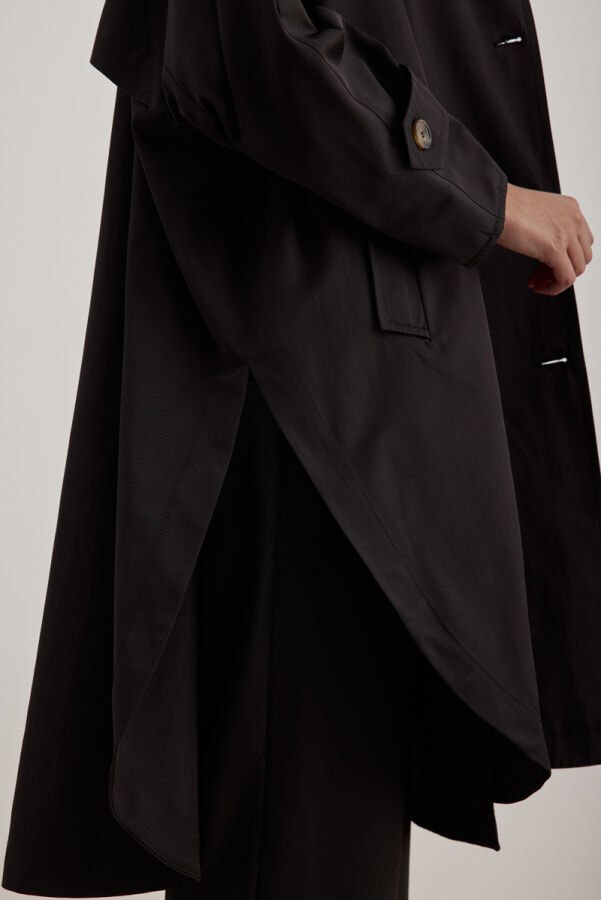 Siyah Pelerin Yağmurluk - 4