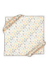 Siyah 90X90 İpek Krep Saten Eşarp - 2