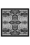 Siyah 90X90 İpek Twill Eşarp 