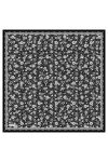 Siyah 90X90 İpek Twill Eşarp 
