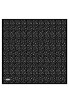 Siyah 90X90 İpek Twill Eşarp - 1