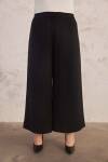 Siyah Arka Bel Lastikli Pantolon Etek - 7