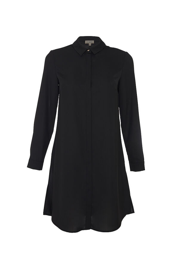 Siyah Basic Tunik - Aker