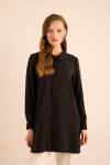 Siyah Basic Tunik - 1