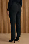 Siyah Beli Lastikli Dokuma Pantolon - 6