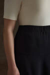 Siyah Beli Lastikli Etek - 5