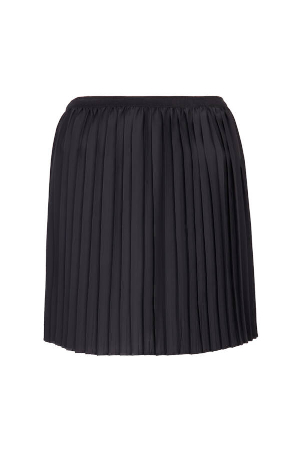 Siyah Beli Lastikli Pilise Etek Aksesuar - 4