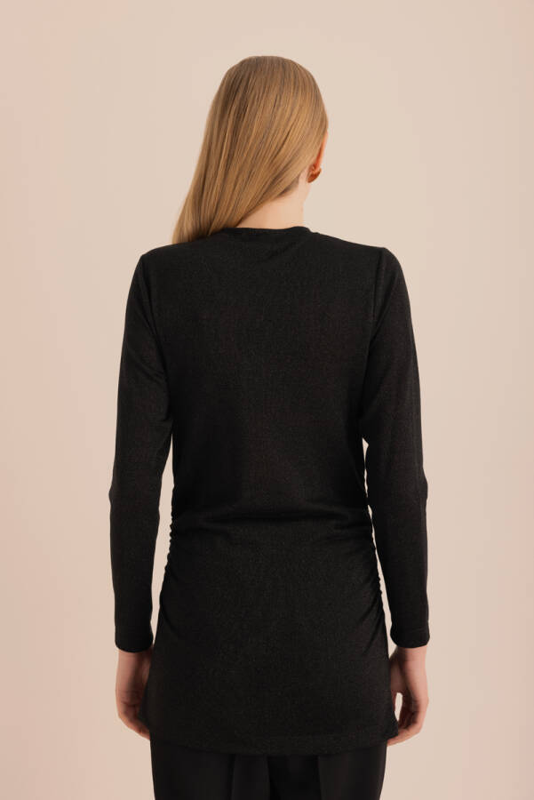 Siyah Bisiklet Yaka Body - 7