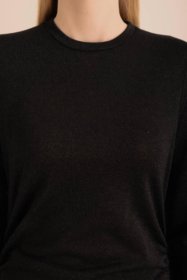 Siyah Bisiklet Yaka Body - 3