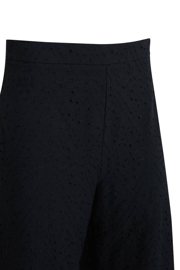 Siyah Brode Pantolon - 2