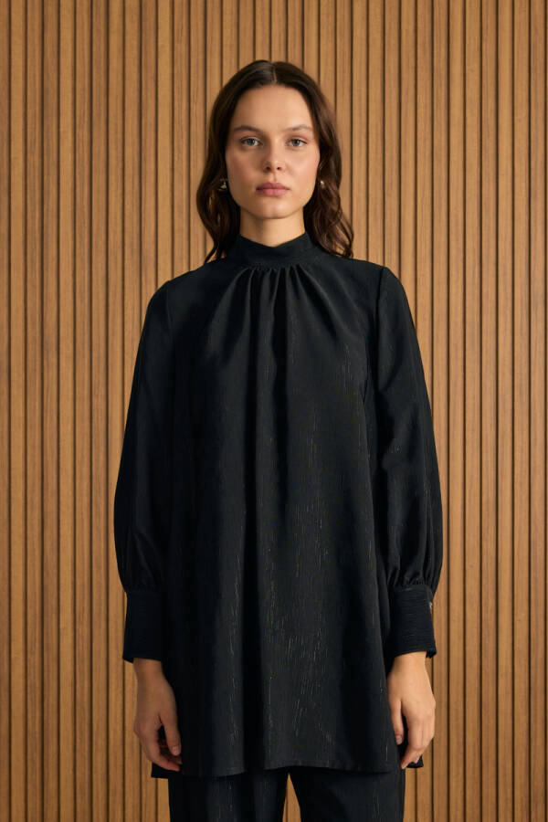 Siyah Çizgi Dokulu Viscon Takım - Aker