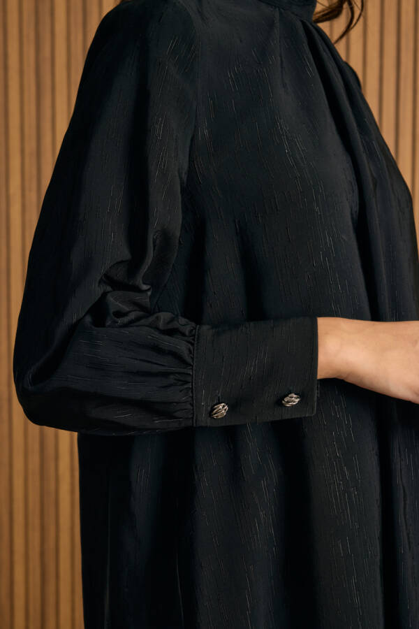 Siyah Çizgi Dokulu Viscon Takım - 4