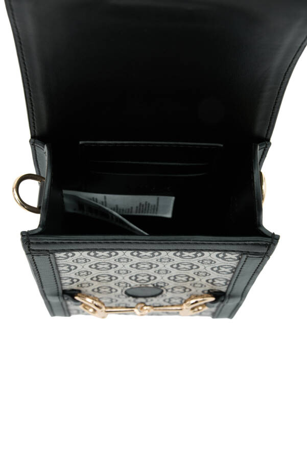 Siyah CNT20159 MONOGRAM TELEFON ÇANTA - 4
