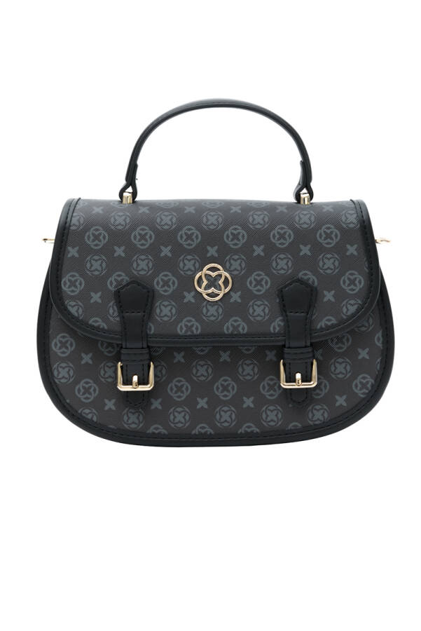 Siyah CNT20189 MONOGRAM ASKILI ÇAPRAZ ÇANTA - 4