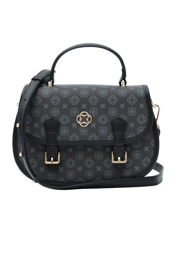 Siyah CNT20189 MONOGRAM ASKILI ÇAPRAZ ÇANTA - Aker