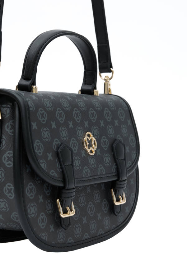 Siyah CNT20189 MONOGRAM ASKILI ÇAPRAZ ÇANTA - 3