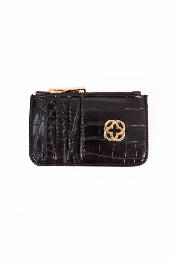 Siyah CZDN30088 KROKO KARTVİZİT - Aker