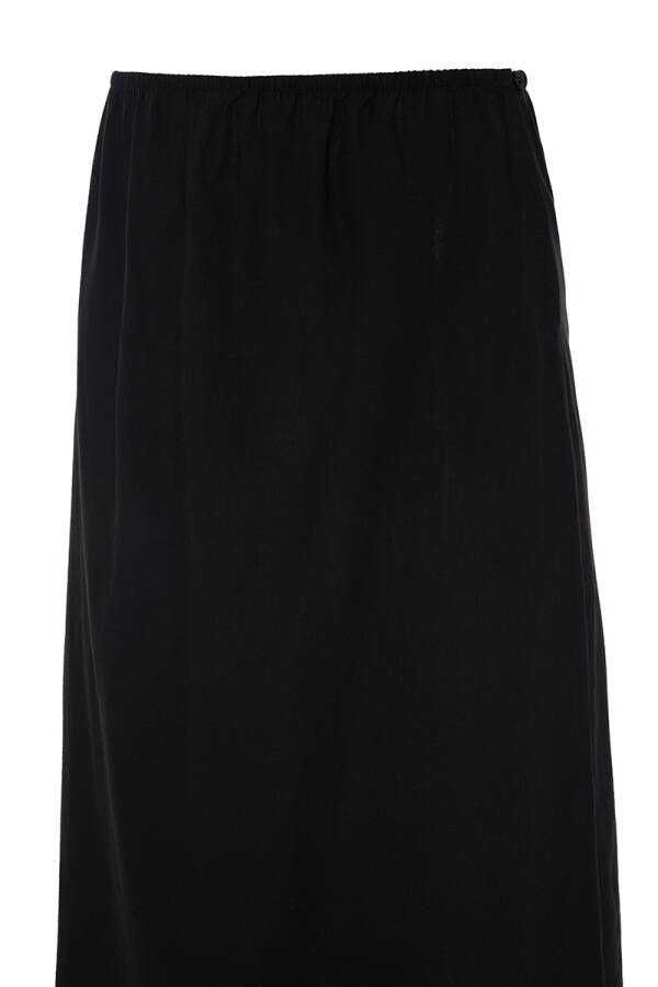 Siyah Cotton Jüpon Etek - Aker (1)