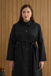 Siyah Cotton Pardösü - 4