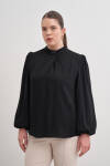 Siyah Detaylı Bluz 