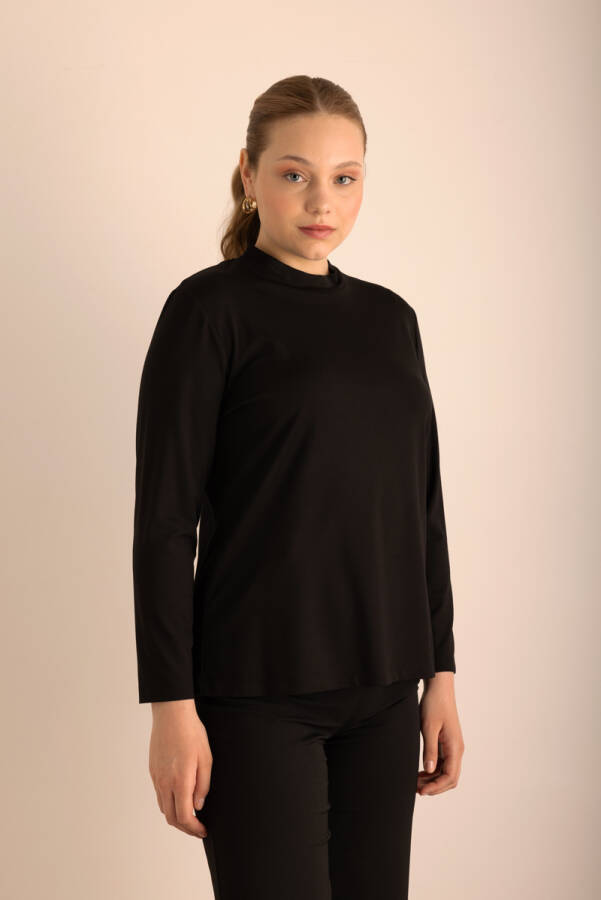 Siyah Dik Yaka Body - 5