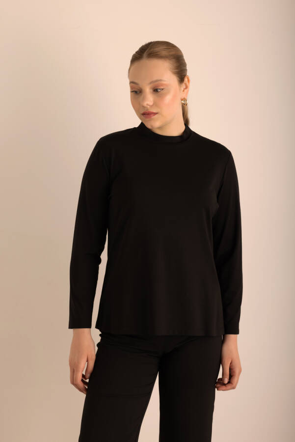 Siyah Dik Yaka Body - 4