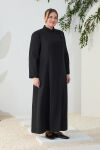 Siyah Dik Yaka Klasik Pardösü - 4