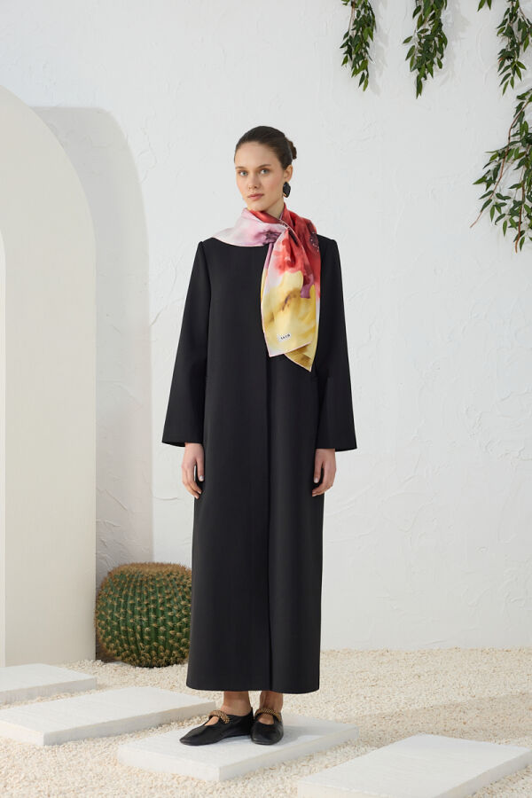 Siyah Dik Yaka Klasik Pardösü - 2